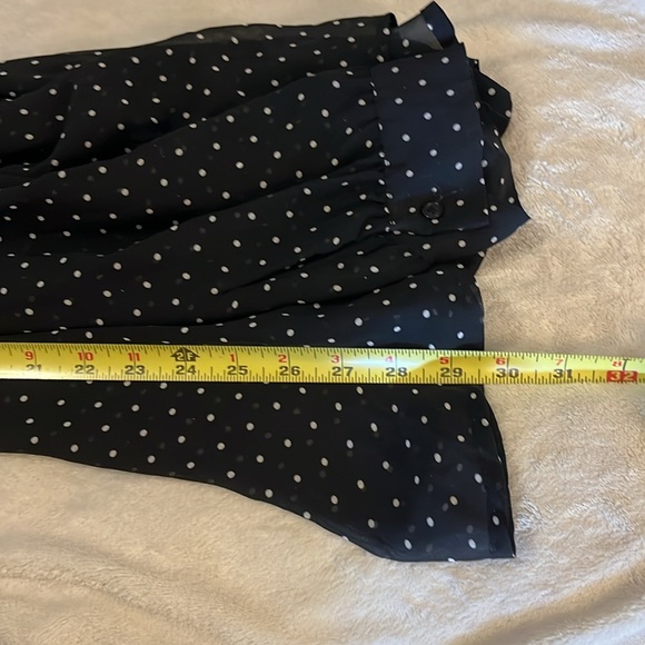 Two Sheer Beach Pool Swimsuit Coverup Tops Blouses Leopard & Polka Dot - Picture 15 of 16